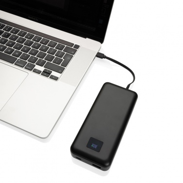Logotrade promotional giveaway image of: Gridley RCS rplastic 20000 65W laptop powerbank